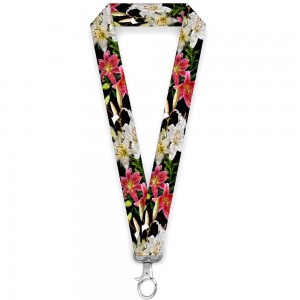 Lanyard personalizat flori